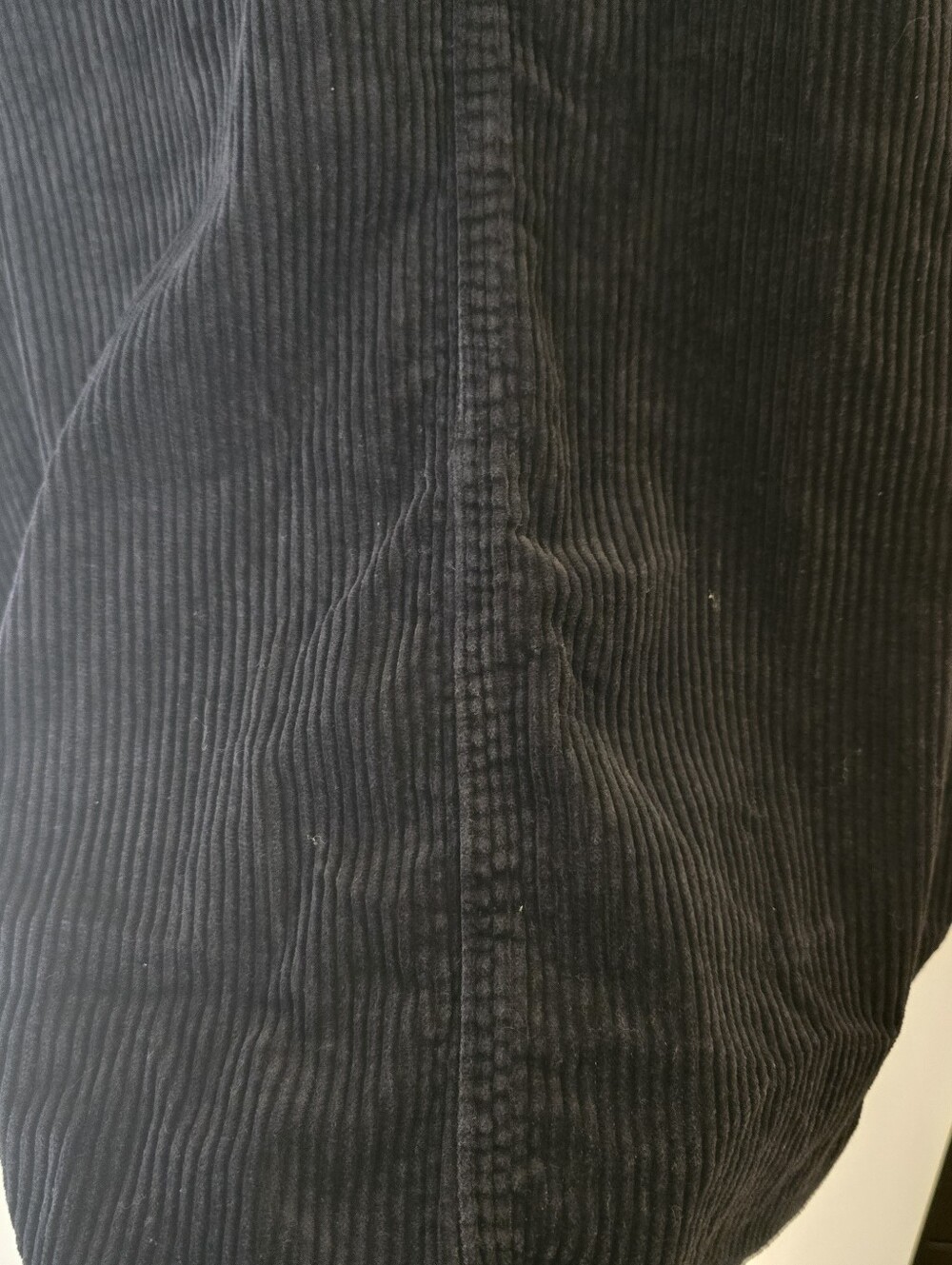 Zara Black Corduroy Overshirt with Snap Pockets - Picture 4 of 5